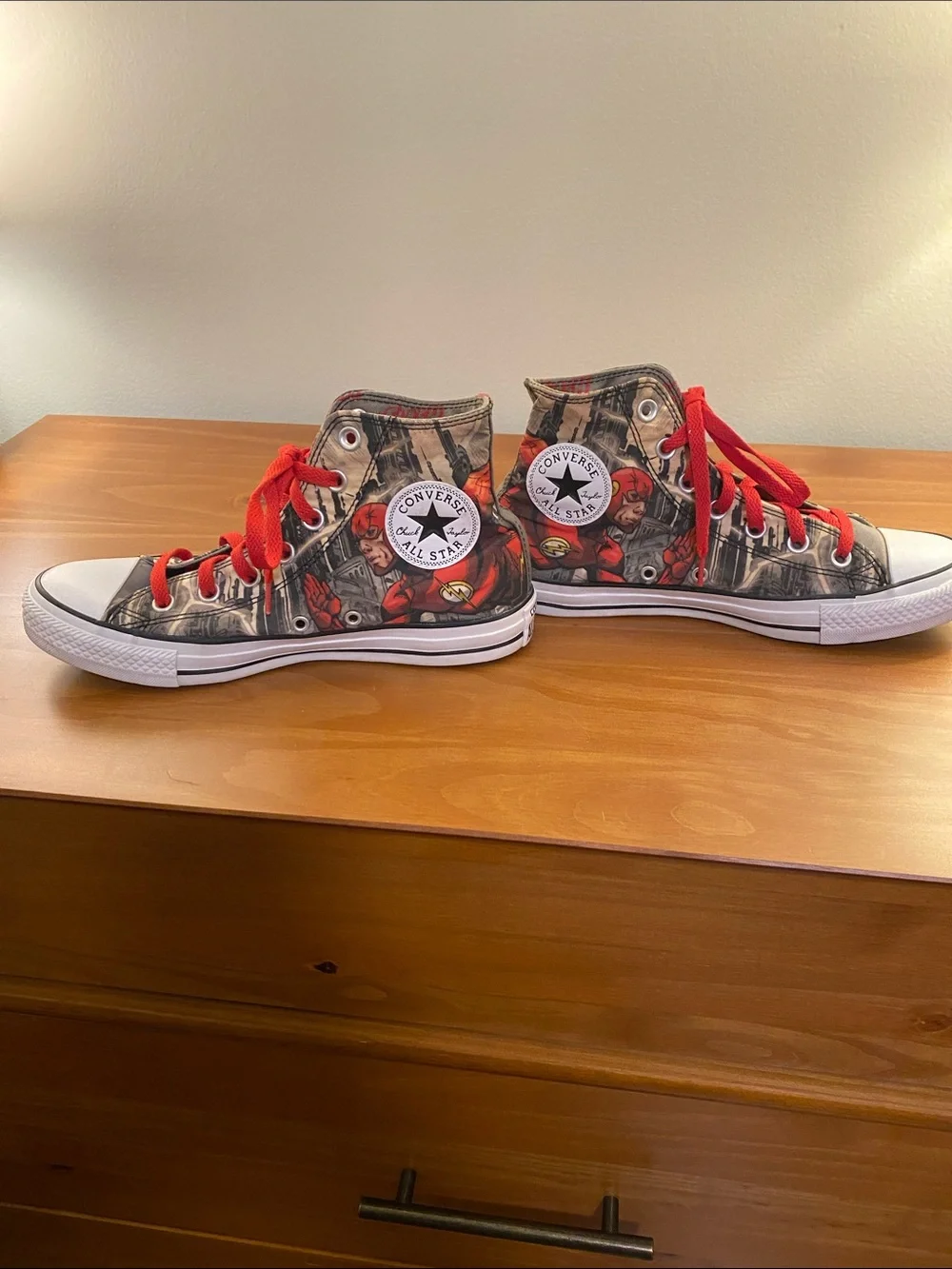 Converse Men’s Chuck Taylor All Star The Flash High-Top Sneakers Camo Size 8 - Picture 7 of 10